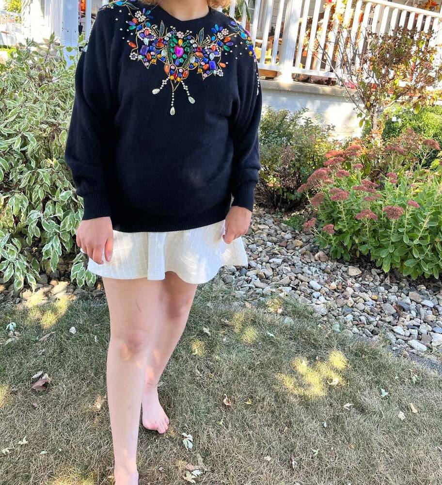 Vivacious ViVien Forest Fur Sweater